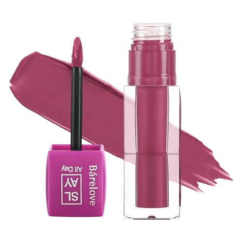 Image of BARELOVE SLAY All Day Non-Drying Liquid Lipstick for Women with Matte Finish One Swipe Application | Highly Pigmented |Smooth Glide Formula | Long Lasting | Transferproof | 12 ml | 825-MAUVE KISS