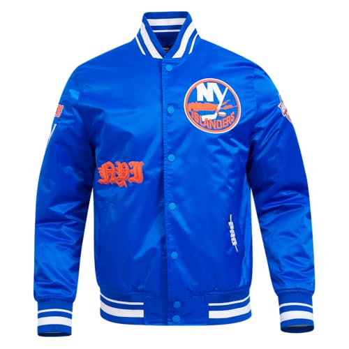 Image of Pro Standard Mens NHL Old English Satin Jacket