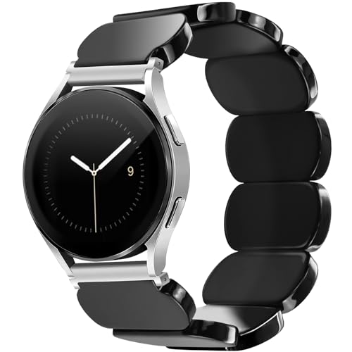 Bracelet montre extensible en résine 20mm Newlibery pour Galaxy Watch