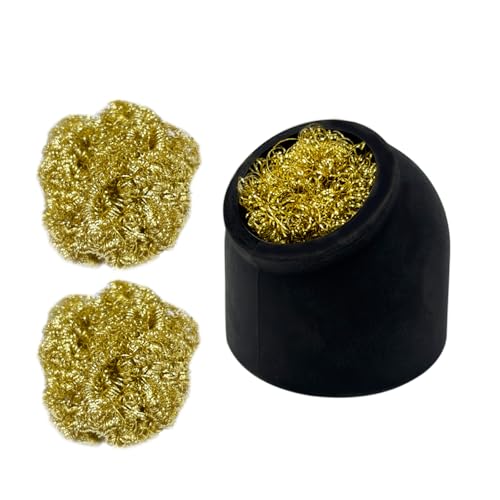 Kaisiking Soldering Iron Tip Cleaner 3Pcs Soft Coiled Brass Tip Cleaner