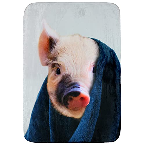 Pig in a Blanket Soft and Comfy Throw Blanket, 42" x 60"