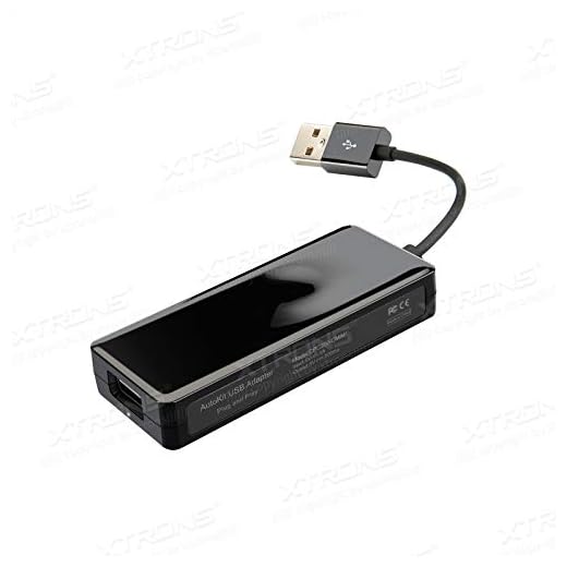 XTRONS Bil Auto Play USB Dongel Android Auto Mottagare Adapter Kompatibel för Apple iPhone CarPlay & Android Auto Arbete med Android Bil Stereos