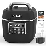 Fullwill 7 in1 Electric Pressure Cooker Lite 3 Quarts, Slow Cooker, Rice Cooker,Steamer, Saut...
