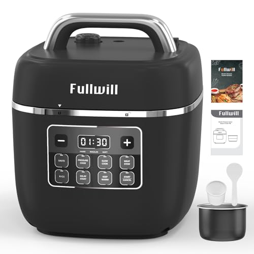 Fullwill 7 in1 Electric Pressure Cooker Lite 3 Quarts, Slow