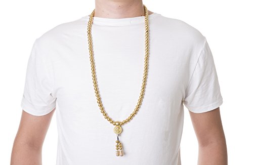 108 Destiny Nepal Prayer Full Metal Buddism Bead Mala Necklace (full brass)3