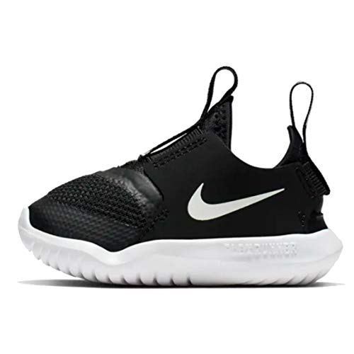Nike Toddler Flex Runner TD Black White Size 10