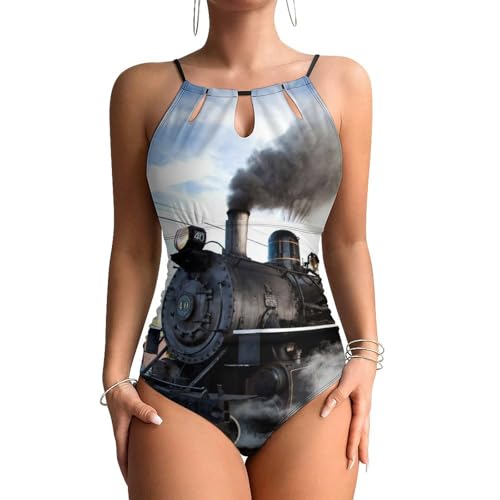 Maillots de bain une pièce femme noir gainant monokini de plage confortable