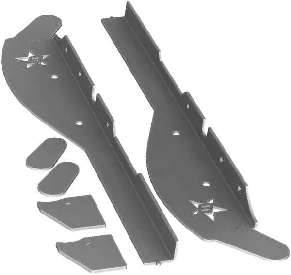 Barnes 4WD Soportes de jaula compatibles con Jeep TJ