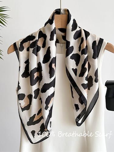 Silky Scarf for Women Lightweight Satin Bandanas Neck Hair Wrap For Sleeping Head Scarves 27.5" A213