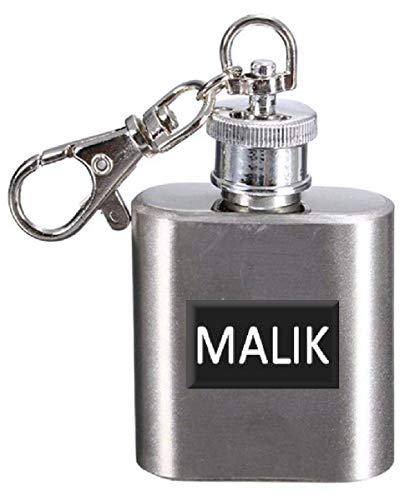 Flasque personnalisable Malik porte-clés mini bouteille de poche - 2