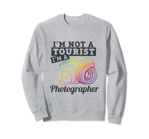 Photographie Photographie Appareil photo Vacances Touriste Sweatshirt