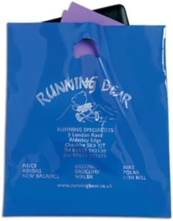 400 Cheapest Misprint Patch Handle Plastic Carrier Bags Size -15'' x 18'' x 3''