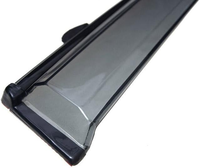 WellVisors Window Visors Wind Deflectors Compatible with Hyundai Tucson 2005-2009 with Black Trim Rain Guards 3-847HY005