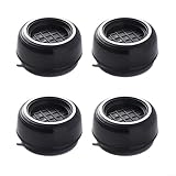 4 pies de soporte para electrodomésticos con ventosas antivibración y antideslizantes para estabilidad de lavadora y reducción de ruido (negro)