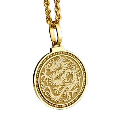 Collier pendentif rond argent 925 colombe gravée LK_ENGP_0543
