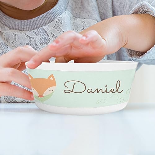 Wanapix | Cuenco para Niños Personalizado | Tazón Desayuno con Nombre | Bol de Plástico Irrompible | Cuenco de Cereales | Sin BPA | Vajilla Infantil | Apto para Lavavajillas | 300ml | Zorrito Wanapix | Cuenco para Niños Personalizado | Tazón Desayuno con Nombre | Bol de Plástico Irrompible | Cuenco de Cereales | Sin BPA | Vajilla Infantil | Apto para Lavavajillas | 300ml | Zorrito