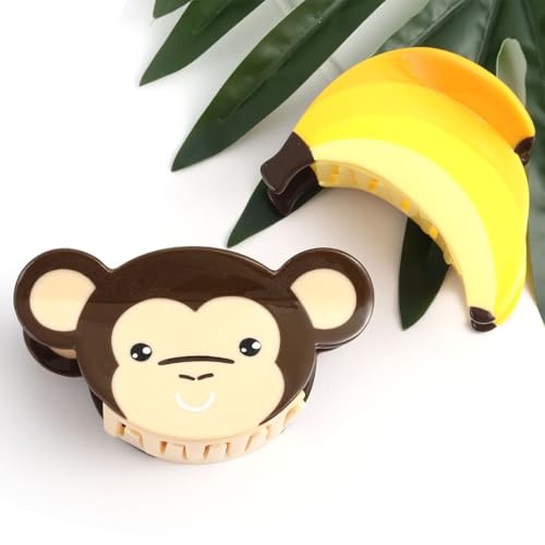 Acetates Banana Hair Claw Clip Personalized Hair Claw Clip Mother Days Birthday Gift 1 Piece