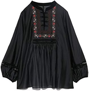 [リリーブラウン] 刺繍シアーブラウス LWFT211056 レディース