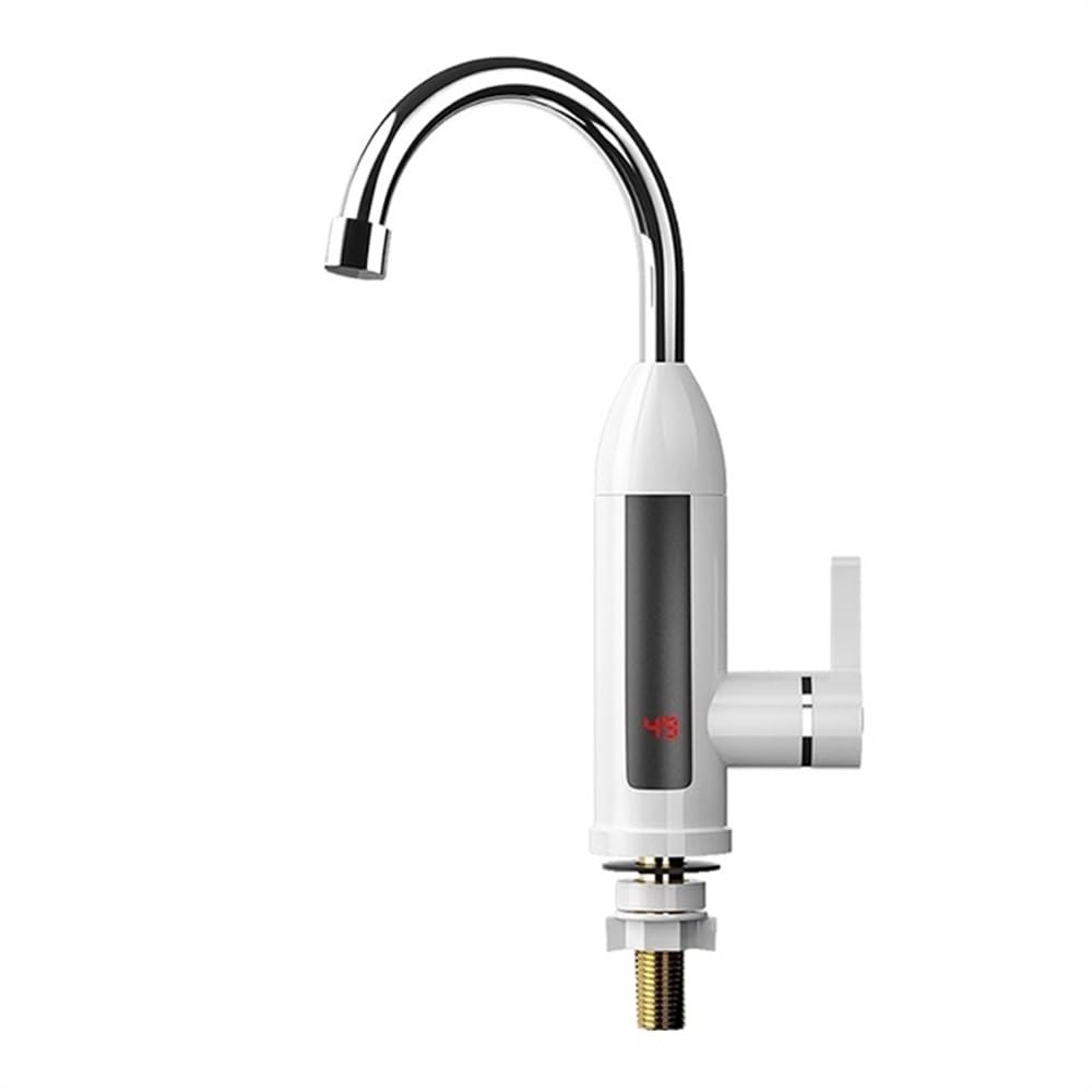 Electric Tap Water Heater Faucet Tankless Heaters Kitchen Hot Tap Bathroom Heating Electric 220v Stainless Steel Shell(SLT106-220V)