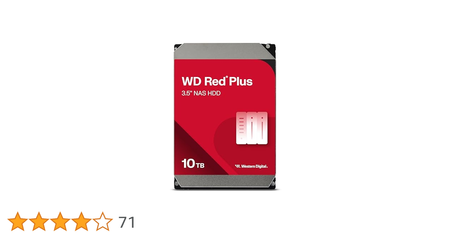 外付けハードディスク・ドライブ Western Digital Red Pro 10TB HDD 外付けハードディスク・ドライブ Western Digital Red Pro 10TB