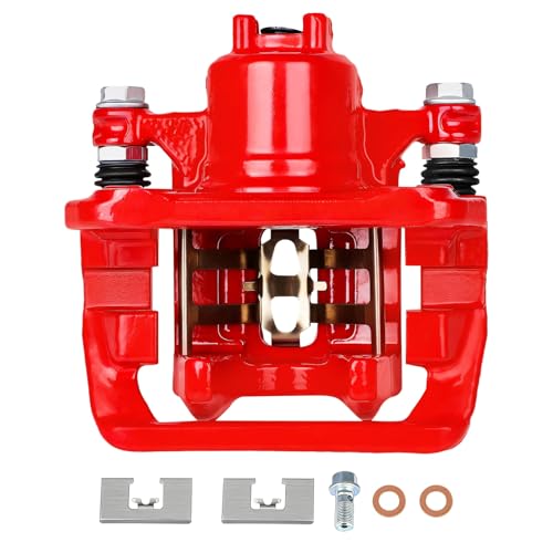 Image of SCITOO Rear Right Brake Caliper With Bracket 19B6887 Red Compatible For Acura RDX 2013-2018 For Honda Crosstour 2012-2015 For Honda CR-V 2007-2016