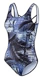 Beco Beermann GmbH & Co. KG Damen Classic Badeanzug, blau/Schwarz, 40