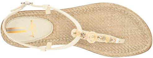 Sam Edelman Women's Gigi Flat Sandal, Modern Ivory, 6 | Image 4