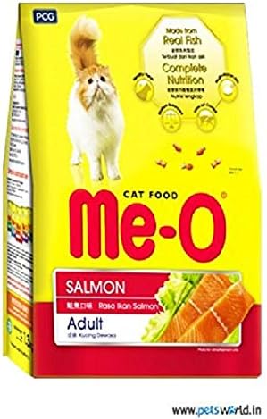 Me-O Adult Cat Dry Salmon Food, 400 g