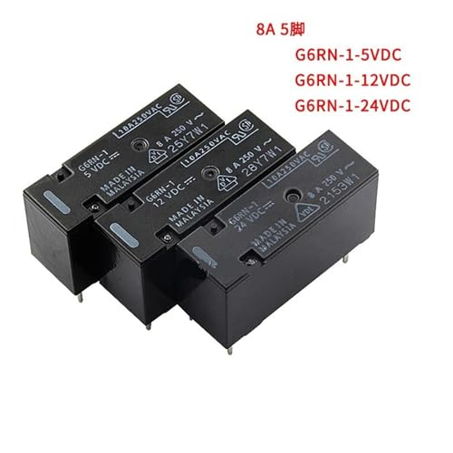Relais G6RN-1-12VDC 5 broches 8A composant commutation tension continue - 2