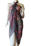 SCARF_TRADINGINC® Butterfly Pareo Sarong Swimsuite Cover-up