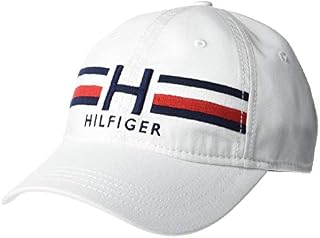 Tommy Hilfiger Men's Ira Baseball Cap, Classic White, OS