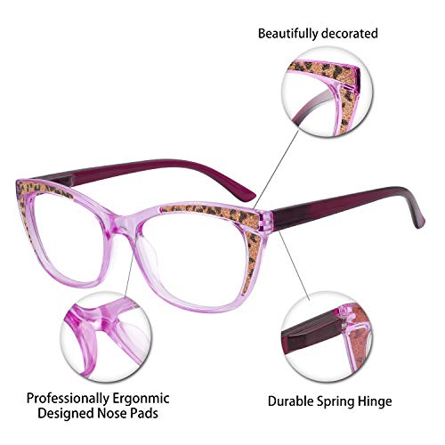 Image of OCCI CHIARI Women Reading Glasses Cateye Fashion Eyewear Frame Flash Nerd 0 1.0 1.5 1.75 2.0 2.25 2.5 3.0 4.0 5.0 6.0