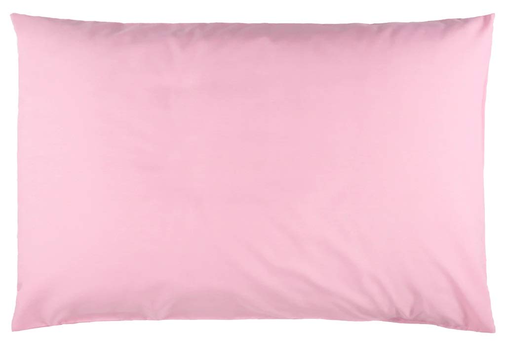 Comfortnights Pink Flame Retardant Bed Linen Housewife Pillowcase Pair (Pink), Certified To Bs7175 Ignition Source 5+7, Also Known As Crib 7 Or Fr Source 7.