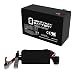 Mighty Max Battery 12V 9AH Battery Replacement for Acme A625, A626 + 12V 1Amp Charger