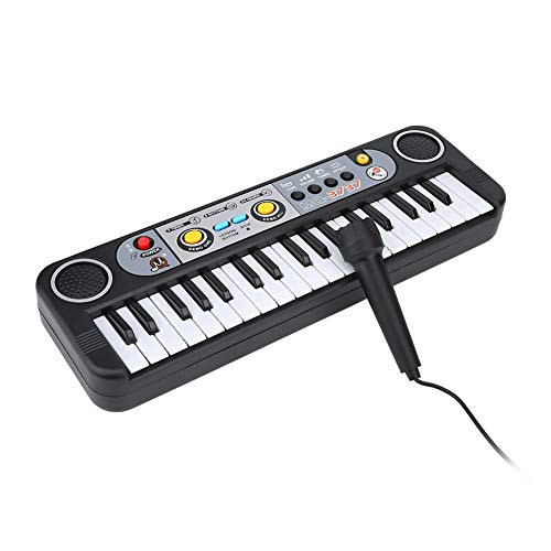 Drfeify 37 clés Piano Clavier électrique numérique avec Microphone Instruments de Musique Jouet pour Enfants - Les Beatles, Paul McCartney, John Lennon, RIngo Starr, George Harrison Drfeify 37 clés Piano Clavier électrique numérique avec Microphone Instruments de Musique Jouet pour Enfants