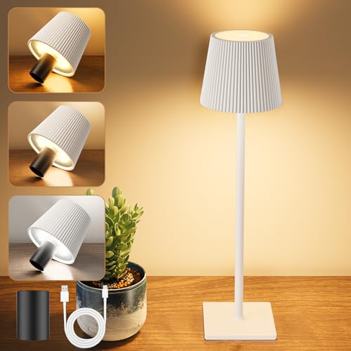 YICAIZI Lampara de Mesa LED Inalámbrica