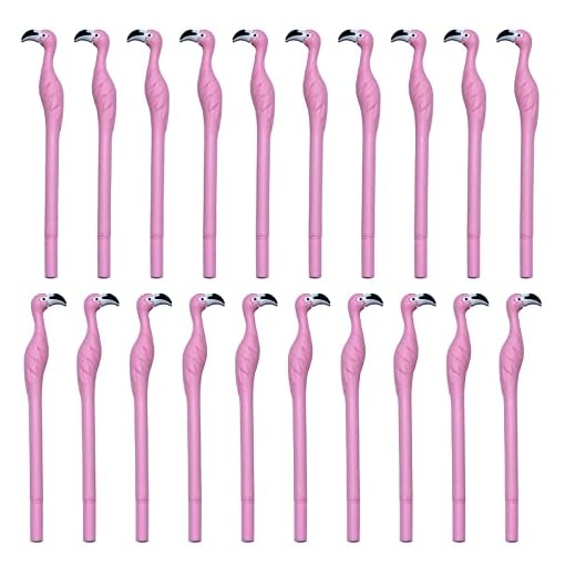 20 Pink Flamingo Gel Pens