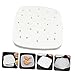 Mikinona 400pcs Non-stick Air Fryer Paper Pads Bbq Baking Liners for Frying and Steaming Lightweight and Practical Parchment for All Air Fryer Types