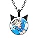 Halskette Anime Detektiv Conan Cat Ohr Anhänger Halskette Cosplay Kunst Foto Glas Lange Kette Halsketten Halsband Für Fans Geschenke Zubehör