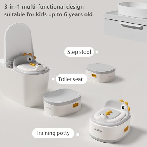 Toddler Potty Chair 3-in-1 Training Seat with Dinosaur Design - $25.99