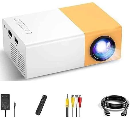 YG-300 Pro Outdoor Movie Mini Projector: 4K 1080P Cinema with USB & Remote Compatible with Smartphone/Tablet/Laptop/TV Stick/USB Drive (B0DH8HNPR5) Amazon Price History, Amazon Price Tracker