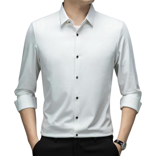 Camiseta de manga larga para hombre MQMYJSP con acabados de alta calidad