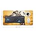 Giraffe and Sunflower Desk Mat Non-Slip Laptop Writing Pad Large Keyboard Mousepad with Rubber Base 23.6