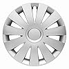 Albrecht 14 inch zilver wieldoppen voor stalen velgen – Sierwieldoppen Strike an hoogwaardig kunststof met gelaagde…