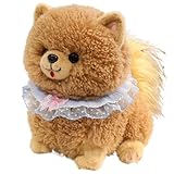 cuccioli pomerania mini toy in regalo catania [Materiale]: Imbottito con cotone PP di alta qualità, è soffice, morbido e resistente. È morbido e confortevole al tatto, sicuro e non irritante e offre un abbraccio caldo e confortevole.