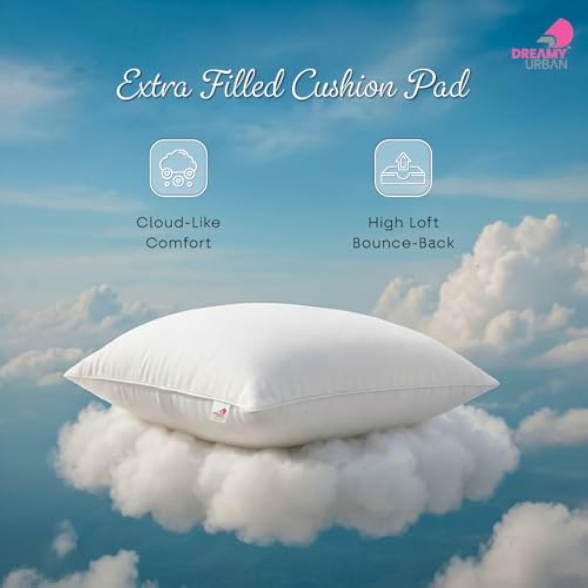 Cushion Inserts, Set of 4, 24x24 Inch