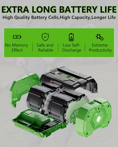 Image of HOCHSTERN 1Pack 56V 10.0Ah Battery Replacement for EGO Battery BA2800T BA1400T BA4200T BA5600T BA6720T