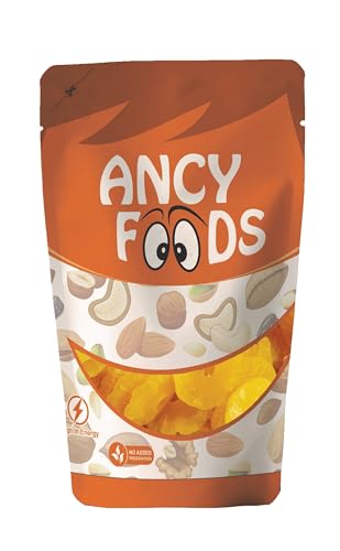 Image of Ancy Dried Pineapple Rings 250 Grams - Family-Friendly Tasty, Softy & Chewy Healthy Fruit Snack Loved by Kids, Great for Baking, Cooking and Trail Mixes | Candied Pineapple Rings Perfect For Hiking and Travel Enthusiasts | No Added Sugar, Vegan Friendly Sun-Dried Pineapple