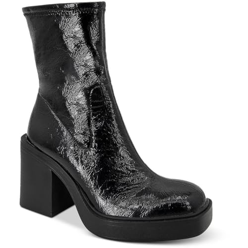 Image of Kenneth Cole New York Women's Amber Ankle Boot, Black, 7