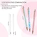 Epakh 4 Piece Air Release Weeding Pen Craft Retractable Adhesive Vinyl Tool Glitter Pin Pen Stainless Steel Weeding Tools for Vinyl for Bubble Removal DIY Craft Project(Elegant Color)